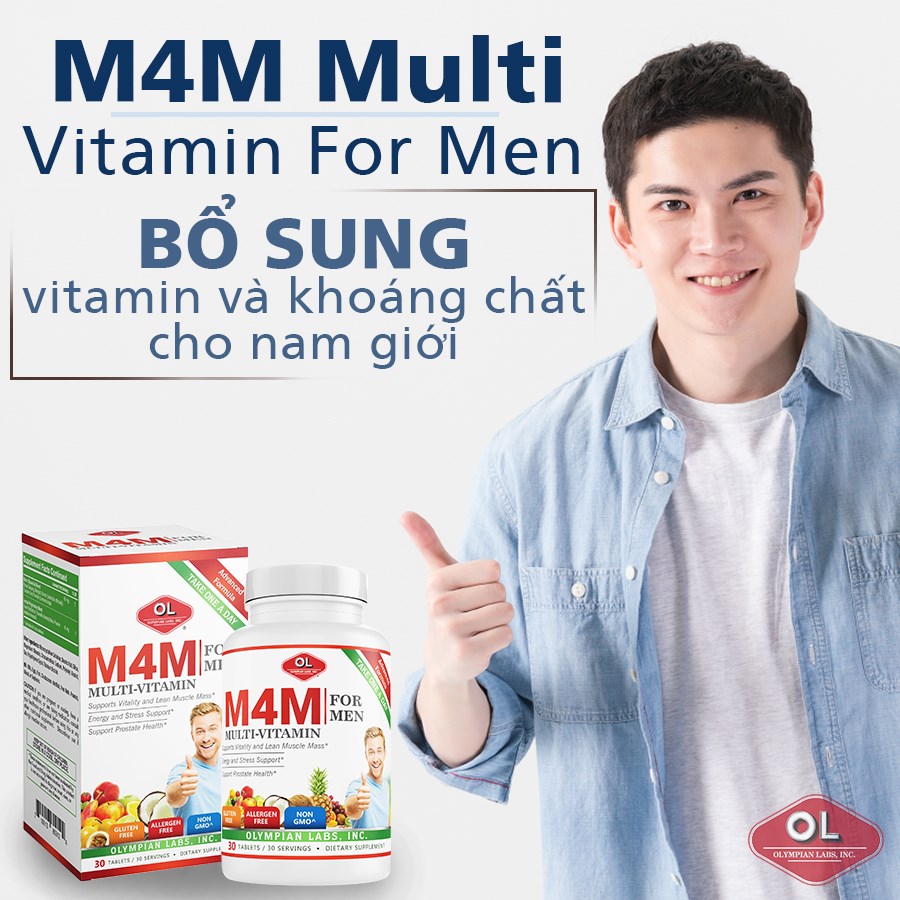 M4M vitamin tổng hợp cho nam giới