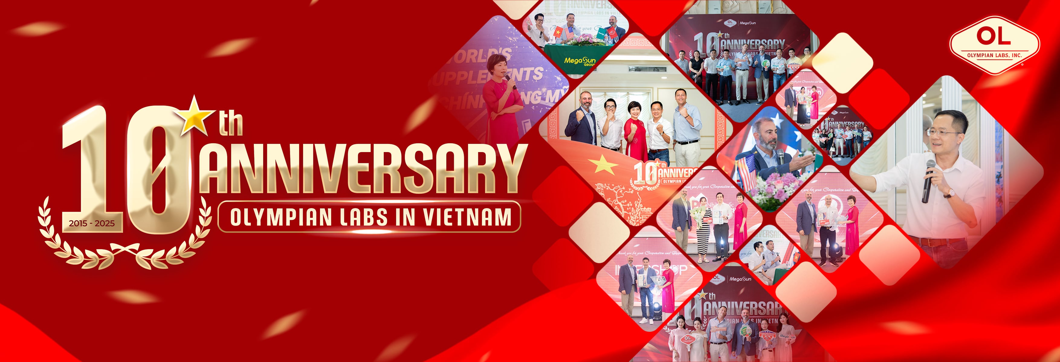 kỷ niệm 10 năm olympian labs về Việt Nam