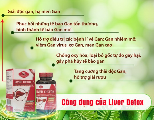 Liver Detox – Giải độc gan cho lá gan khỏe mạnh 