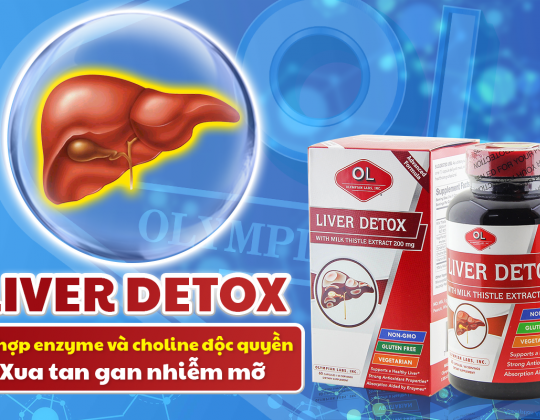 Liver Detox - Giảm gan nhiễm mỡ với tổ hợp enzyme và choline độc quyền