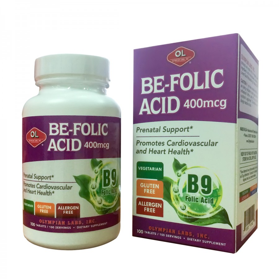 Be Folic Acid Bổ Sung Axit Folic Cho Bà Bầu 