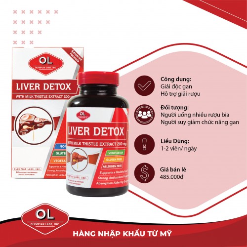 Liver Detox - Giải độc gan, cho lá gan khỏe mạnh