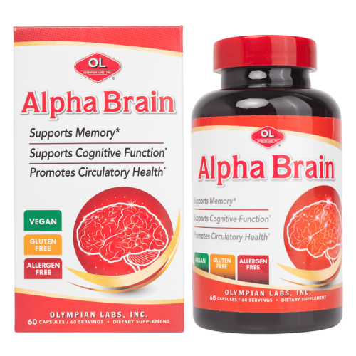 Alpha Brain - Viên uống hỗ trợ tuần hoàn máu, cái thiện trí nhớ