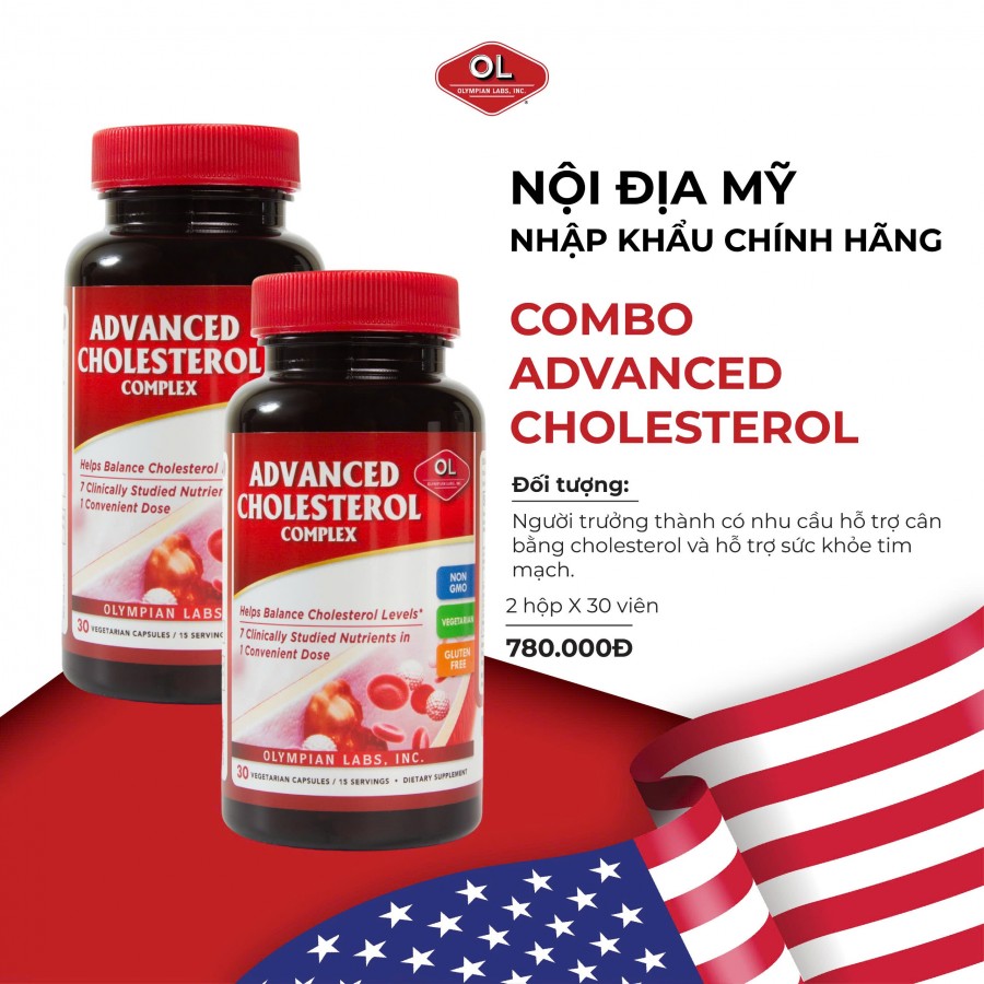 Combo 2 hộp Advanced Cholesterol Complex