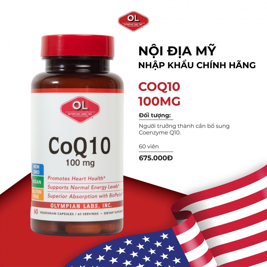 Coq10 100Mg - Hỗ trợ sức khỏe tim mạch