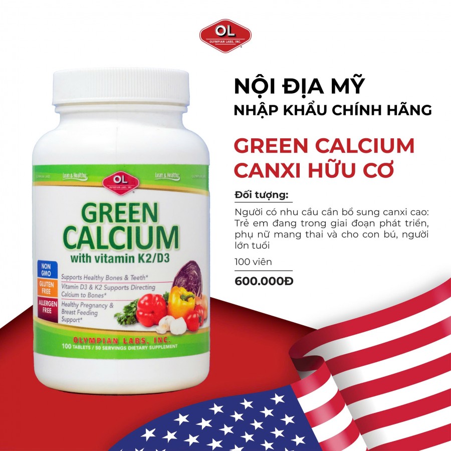 Green Calcium - Bổ sung canxi hữu cơ cho cơ thể