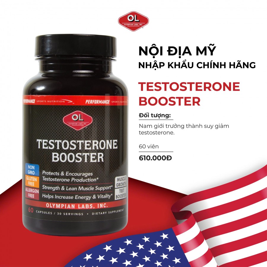 Testosterone Booster - Hỗ trợ cân bằng và tăng cường sinh lý nam