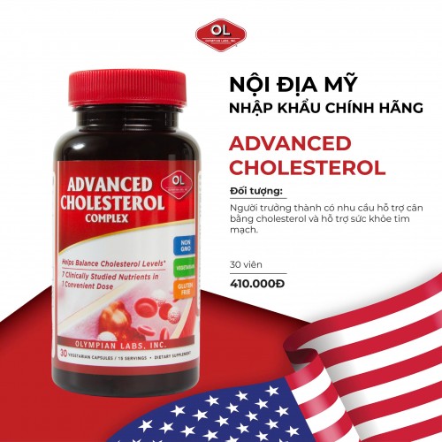 Advanced Cholesterol Complex - Hỗ trợ cân bằng cholesterol, giảm mỡ máu