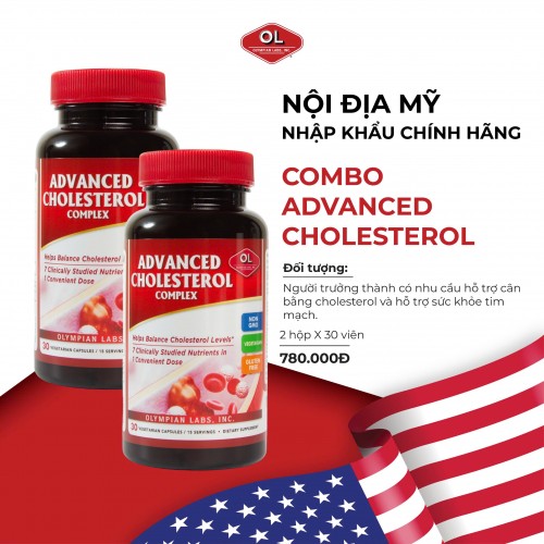 Combo 2 hộp Advanced Cholesterol Complex