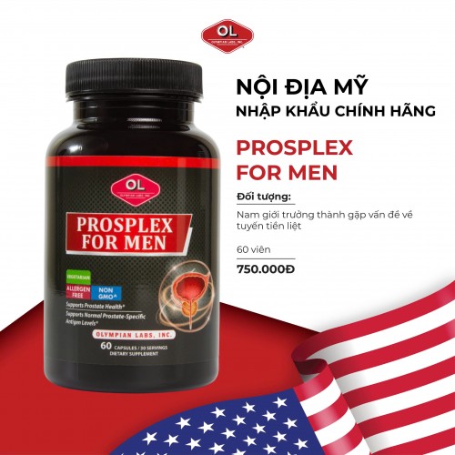 Prosplex For Men 60 Viên - Hỗ trợ tiền liệt tuyến