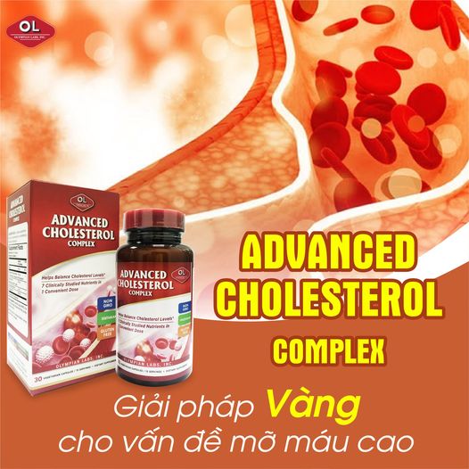 Advanced Cholesterol Complex giải pháp vàng cho vấn đề mỡ máu tăng cao