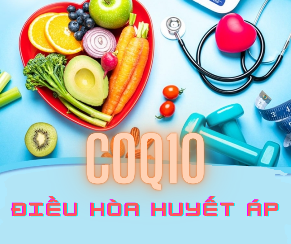 CoQ10 6omg giúp điều hòa huyết áp hiệu quả