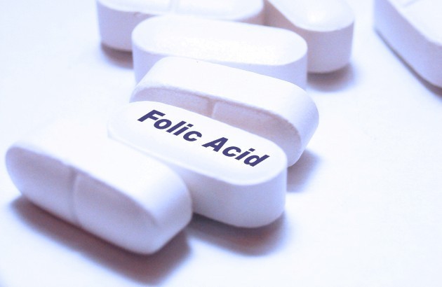 Acid folic là thành phần thường thấy nhất trong các loại TPCN hỗ trợ điều trị thiếu máu não