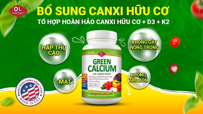 Green Calcium và những ưu điểm vượt trội