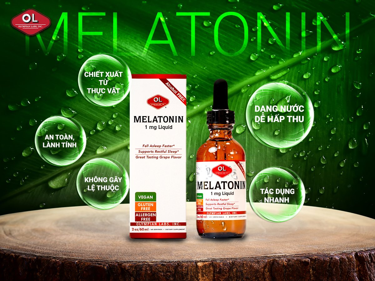 Menatonin hỗ trợ chữa mất ngủ
