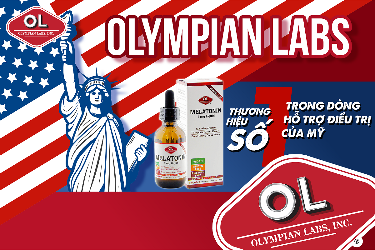 Olympian Labs - Thương hiệu hàng đầu trong dòng hỗ trợ điều trị