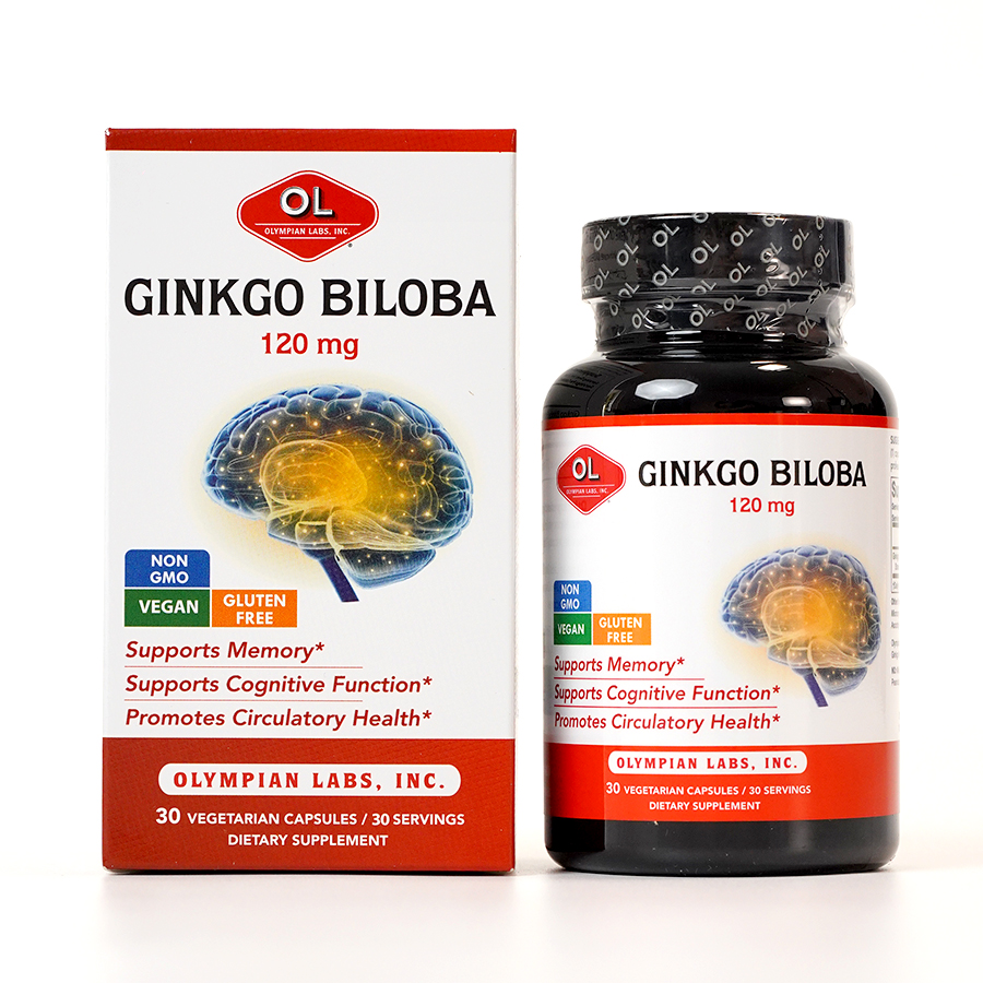 công dụng thuốc bổ não Ginkgo Biloba Olympian Labs