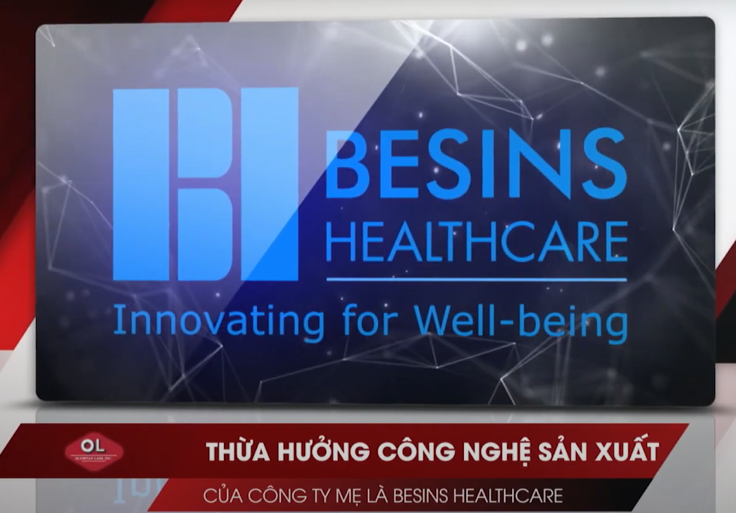 Được thừa hưởng công nghệ sản xuất của công ty mẹ Besins Healthcare