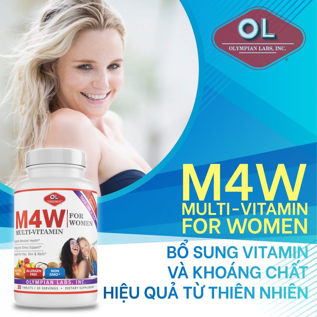 M4W Multi Vitamin For Women tăng cường đề kháng nữ giới