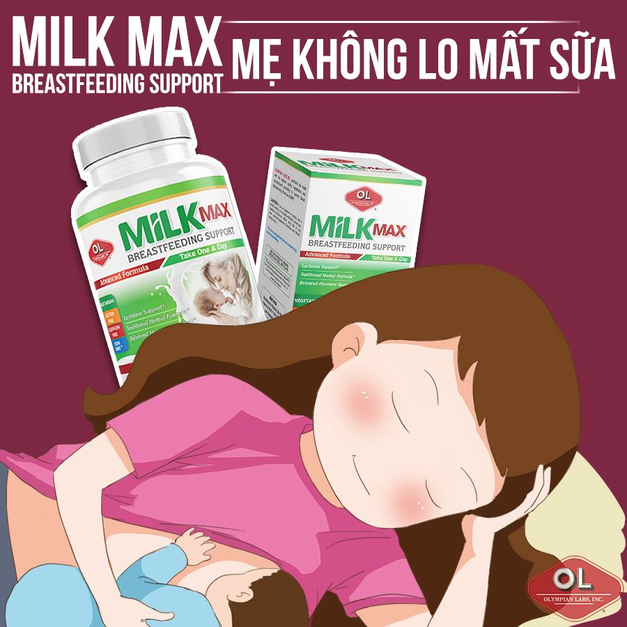 Milk Max lợi sữa cho mẹ