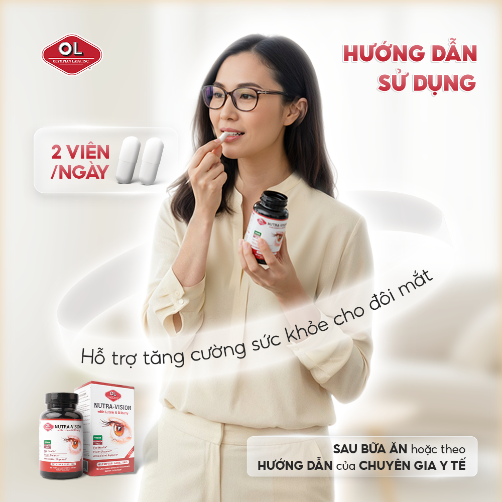 Nutra-Vision - Hỗ trợ tăng cường sức khỏe đôi mắt