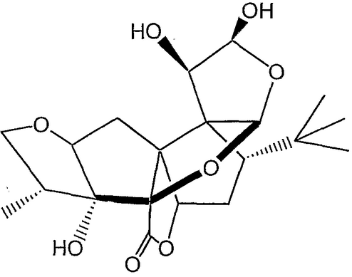 Cấu trúc phân tử Terpene Lactones
