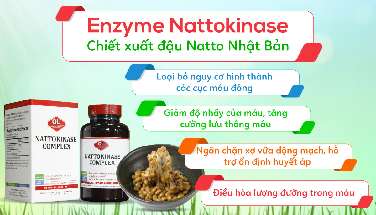 Nattokinase – enzyme đắt giá chống máu đông