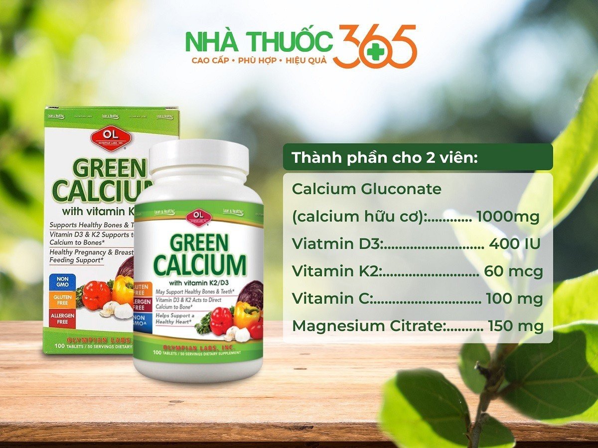 Thành phần Green Calicium