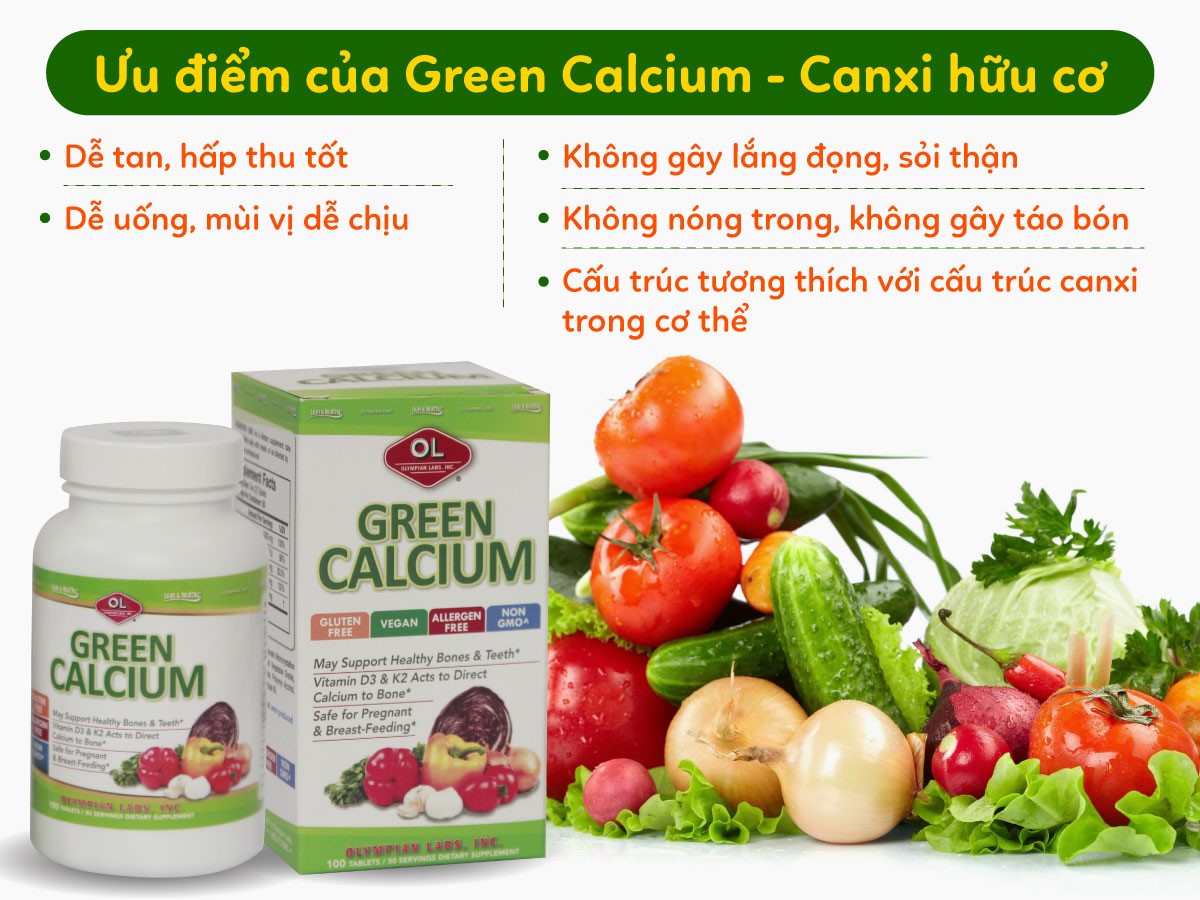 Green Calcium đến từ Olympian Labs