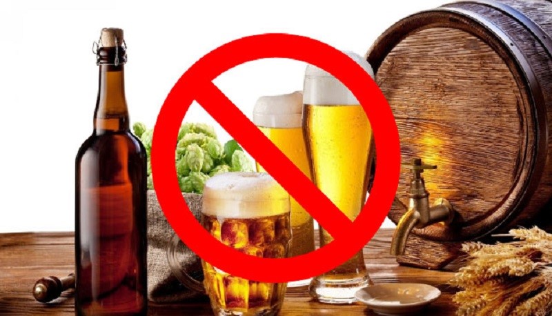 Hạn chế sử dụng bia rượu, thuốc lá, thức uống có cồn, chất kích thích