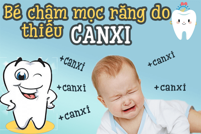 Trẻ chậm mọc răng có phải thiếu canxi